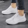 Damen PU-Leder Laufschuhe Elastische Freizeit-Sportschuhe Wasserdichte Outdoor-Trainings-Sneaker Leichte Jogging-Schuhe