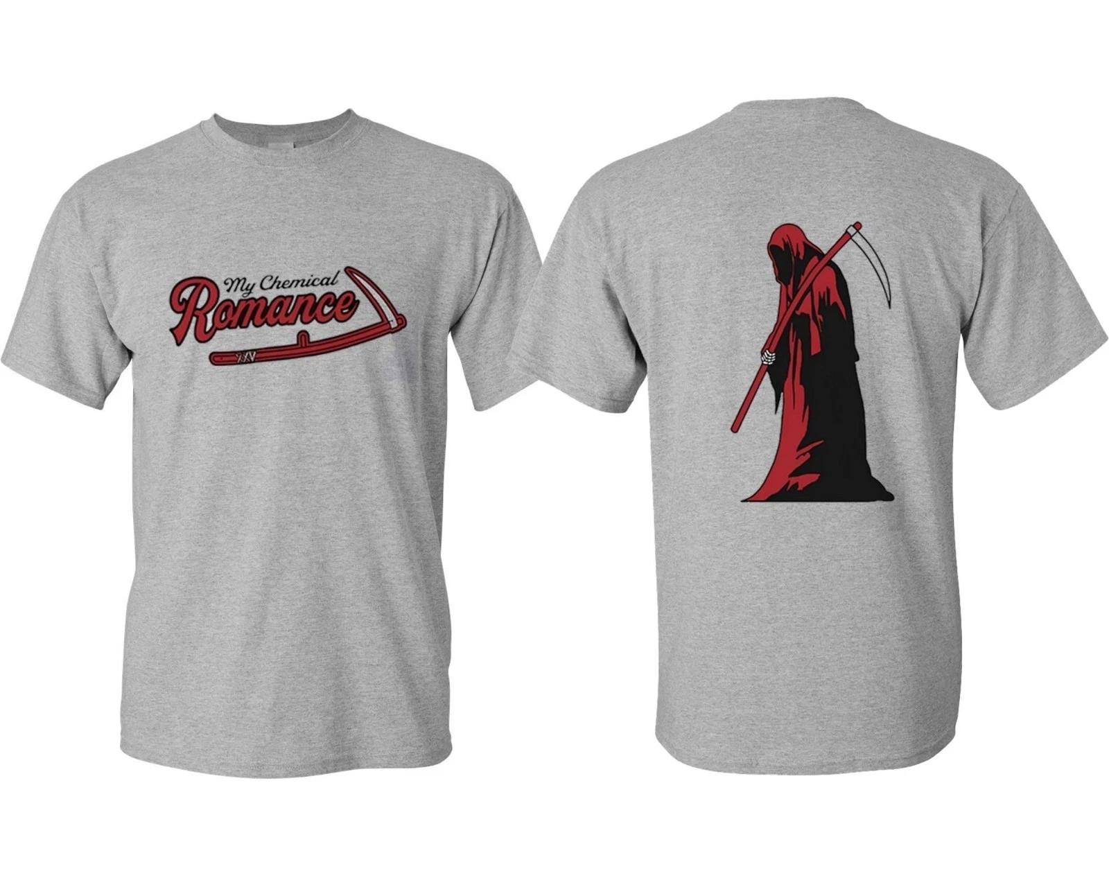 MCR My 1Chemical 1Romance Shaky Knees Atlanta Braves Grim Reaper T-shirt REPRINT 3XL