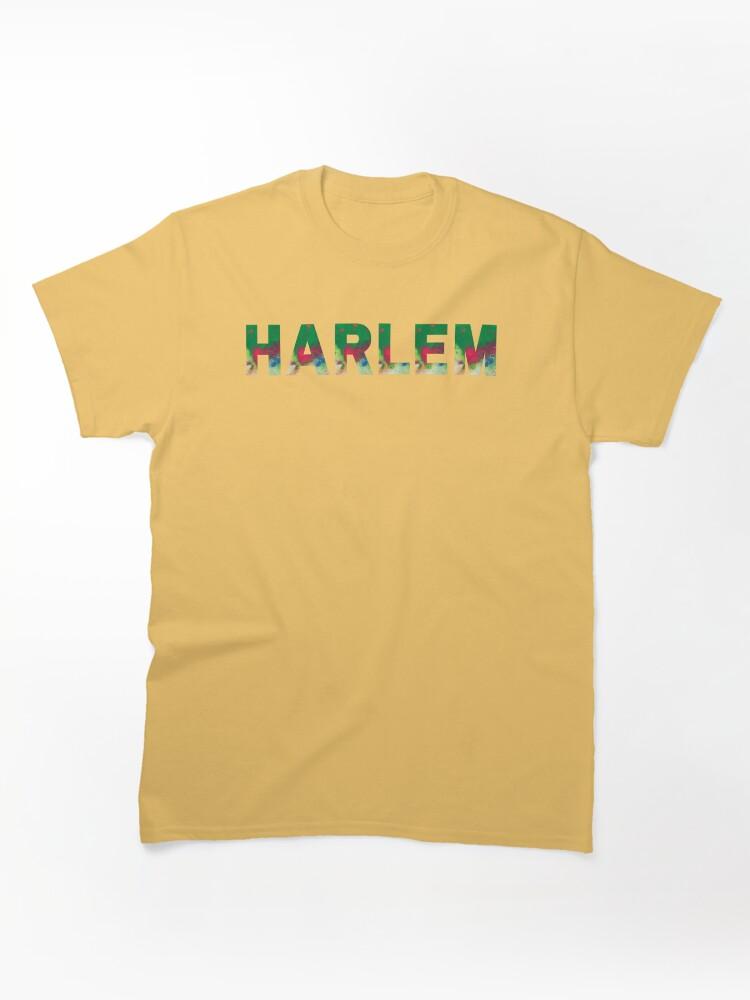 Last Bronx Harlem Texted Based | Colorful Abstract Paint Design Classic T-Shirt