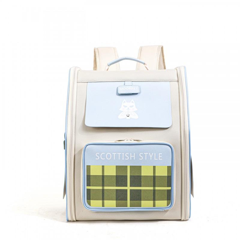 Portable Pet Carrier Bag Cats Small Dogs - PU Material Adjustable Strap Breathable Mesh 3-5kg Capacity