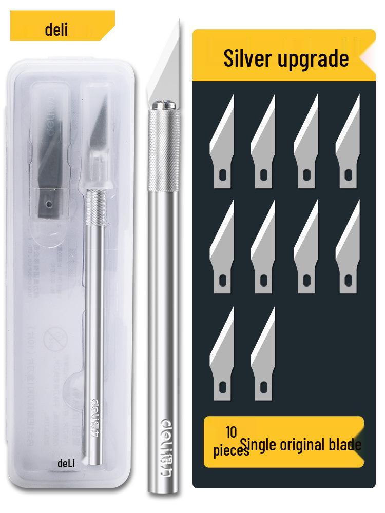 Deli Handmade Craft & Engraving Knife Set for Paper, Rubber Stamps, and Wood Carving.