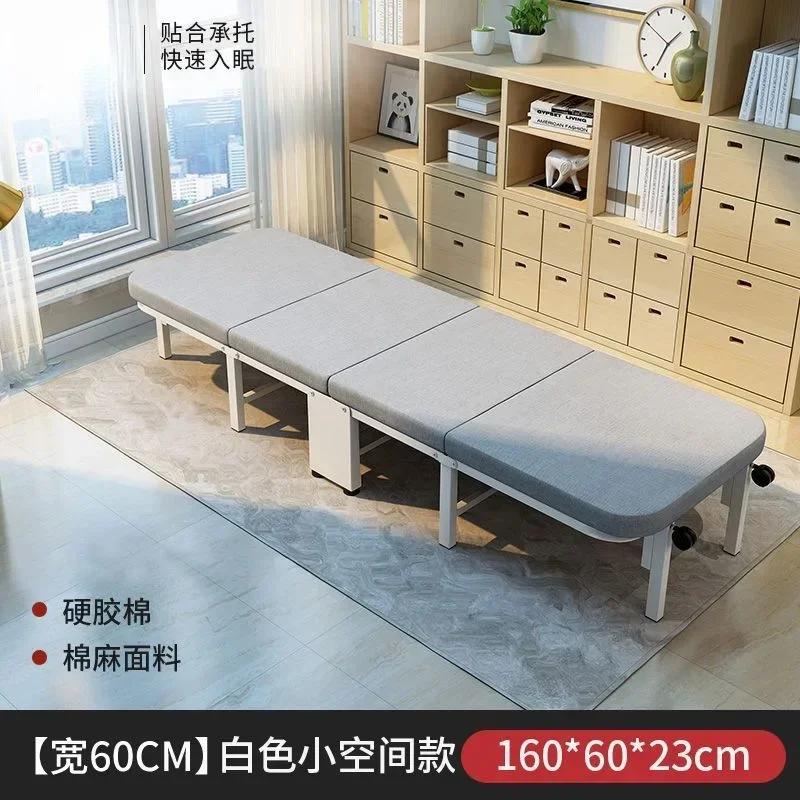 Minimalist Dormitory Villa Hotel Folding Beds Fashion Homestay Apartment Camping Bed Bedroom Designer Lunch Break Bed