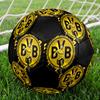 Marco Reus Printed Size 5 Soccer Ball, Machine-Stitched PVC, Durable & High Bounce, All Ages Fit, Fan Merchandise, Matches & Outdoor Use.