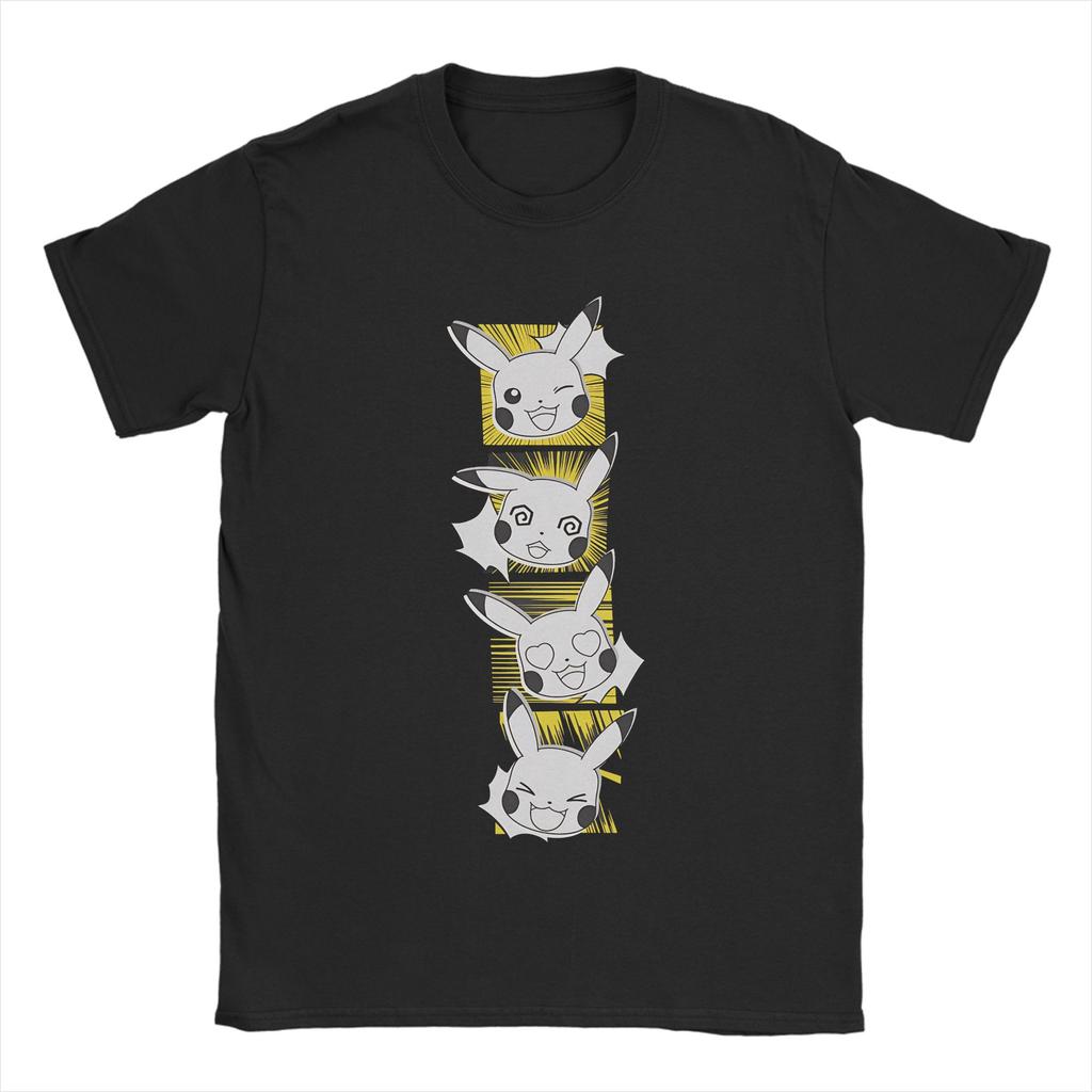 Unisex Tshirts Pikachu Puzzle Box Funny 100 Cotton Tees Short Sleeve T Shirt Round Neck Tops Summer