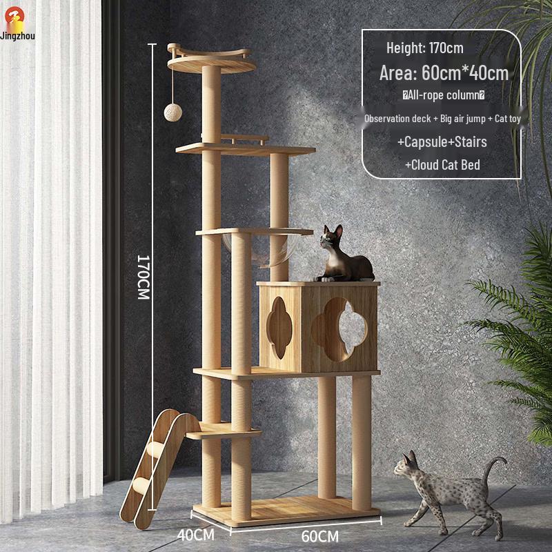 Jingzhou Multi-Level Cat Tree & Activity Center