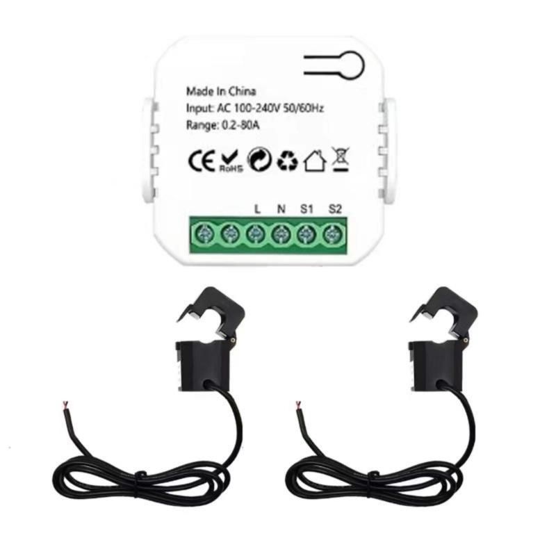 

1/2 Channel Power Monitors APP Control Power Monitors Solar System Bidirectional Monitoring Meter 1