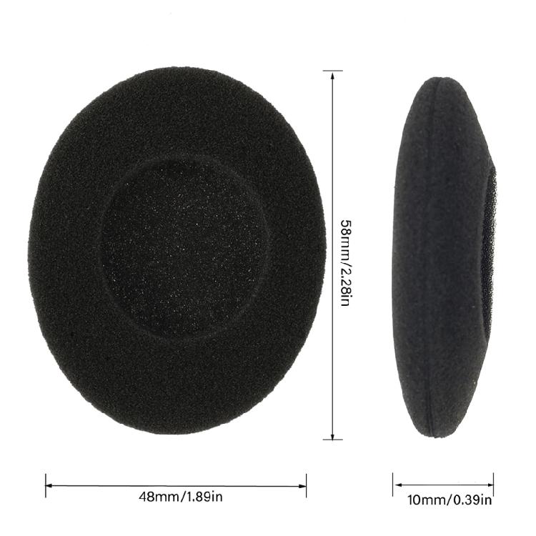 Wear Resistant Replacement Ear Pad Featuring Not Aging Easy installs Headphone Ear Pad set for PC Headset 860