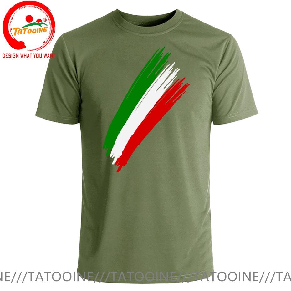 Funny Design Italia Italian Italy Flag Sred Doublet Unisex Fashion Trendy Casual Clothing Stylish Tops Tee Shirt Leisure Tshirt Me