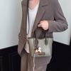 High-texture portable bucket bag women's 2025 autumn and winter new handbag fashion shoulder bag tote messenger bag