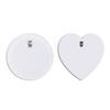 DIY Brooch Sublimation Lapel Pin Round/Heart Blank Brooch DIY Heat Transfer Craft Button Pin DIY Personalized Gift
