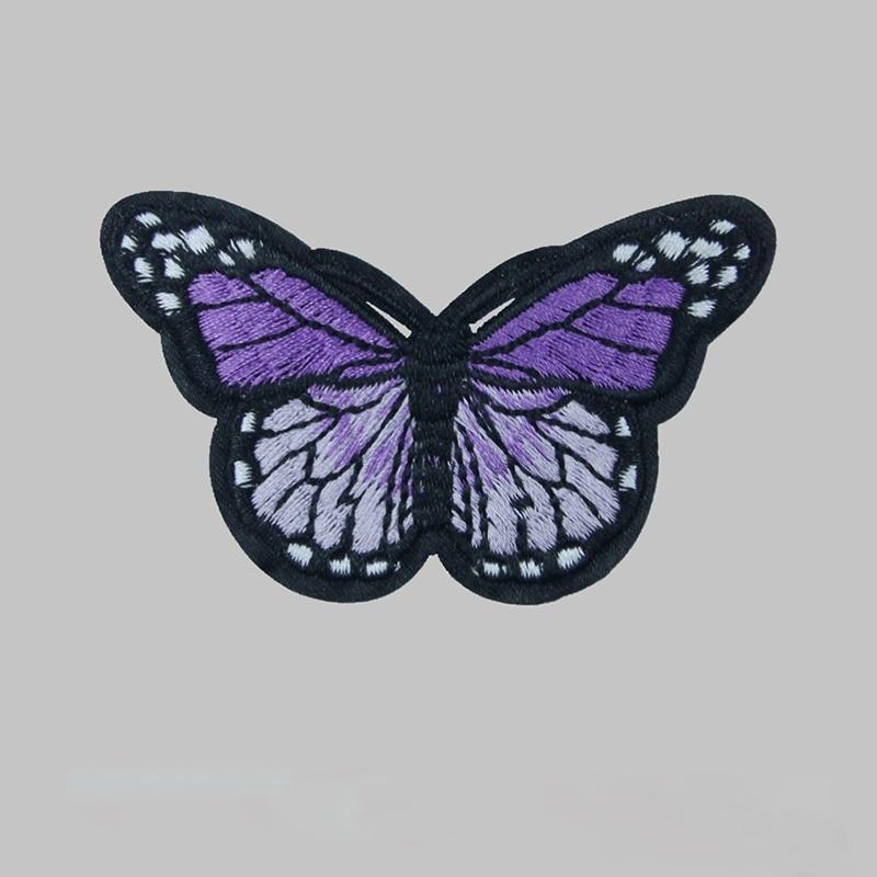 Embroider Flower Patch Patch Patch Cloth Patch Cute Multi-colored Small Butterfly Clothes Decoration Patch Hole Patch Embroidery Label