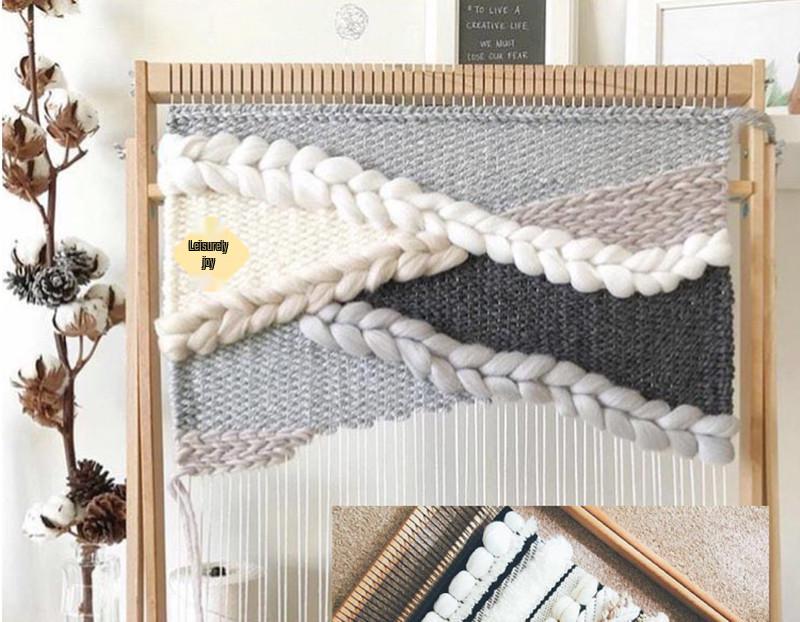 Loom DIY Weaving Kit for Kids & Adults - Handmade Wooden Craft for Students