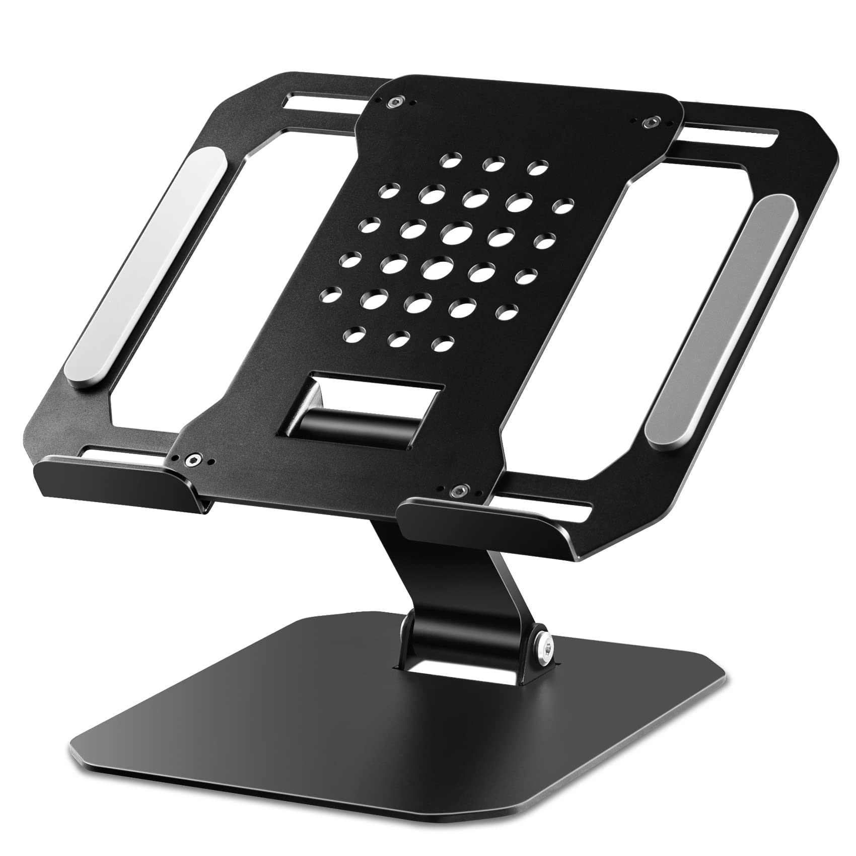 

NIMASO Подставка для ноутбука, планшета, лекционная трибуна, регулируемая, улучшает осанку, снимает боль в спине, компьютерная, алюминиевая, совместима с ноутбуками до 17 дюймов, NST21K376, чёрный