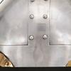 VidaXL Casque de viking pour GN Argenté Acier