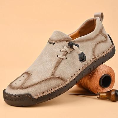 Fashion Brand Men's Shoes Mens Slip On Shoes Leather Loafers Man Fashion Moccasins Male All-match Flats Breathable Comfortable Footwear
