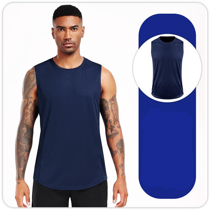 Pánské tílko na běhání do posilovny bez rukávů Joggerová tílka Tréninkový badminton Prodyšné Sportovní rychleschnoucí tričko S M L XL XXL 3XL 4XL
