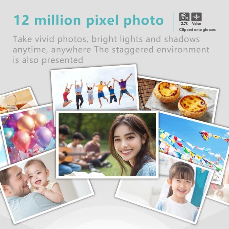 High-definition Wearable Glasses-style Camera, Outdoor Sports Camera, Portable Life Recorder
