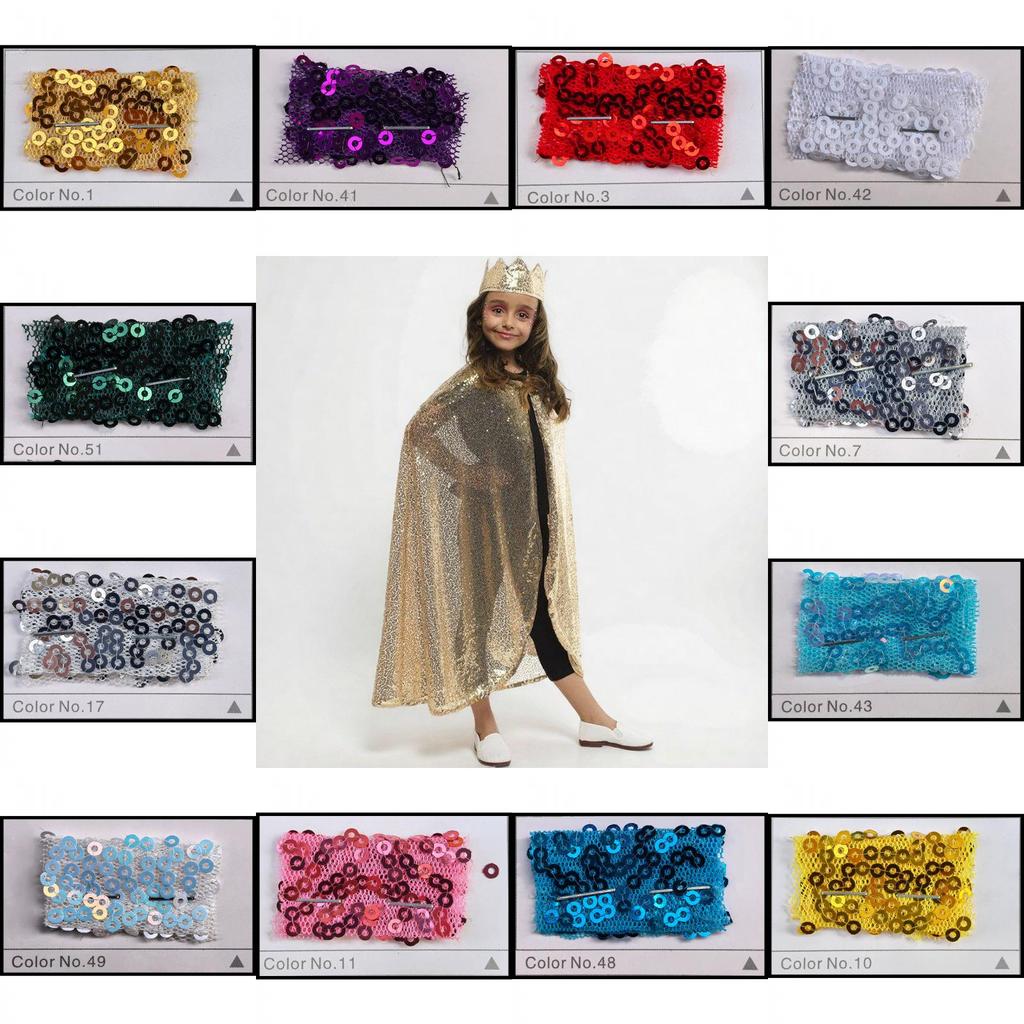 Game Theme Polyester Shiny Cape For Kids Youths Party Cosplay Costume Accessory