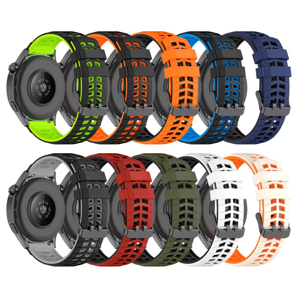 רצועת סיליקון 22 מ"מ עבור REDMI Watch 5 Lite/Active רצועת החלפה נושמת עבור Garmin/Xiaomi Watch Sport אביזרי צמיד