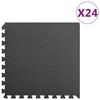 VidaXL Floor Mat 24 Pcs 8.64 EVA Foam Black 92463