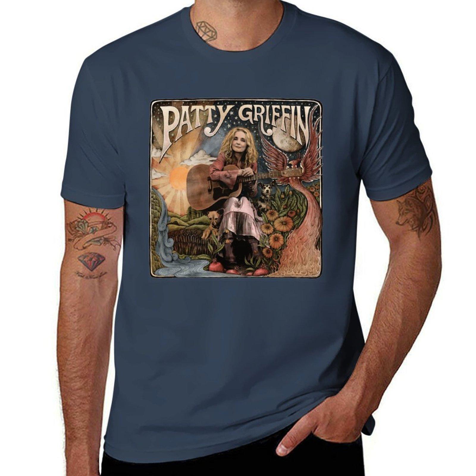 Patty Griffin TShirt Plus Size Summer Short Sleeve TShirt S