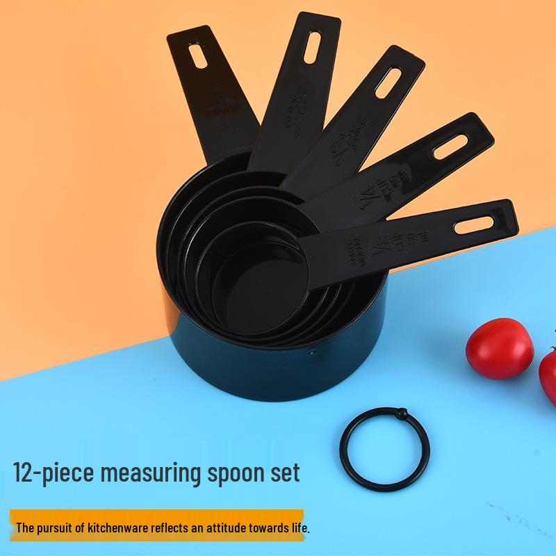 Kitchen Baking Tools: Measuring Cup & Spoon Set with Scale for Cake, Coffee, and Milk Powder