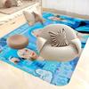 Kpop Singer F-Felix Hallway Carpet Washable Non-Slip Living Room Sofa Chairs Area Mat Kitchen Doormat Area Rug