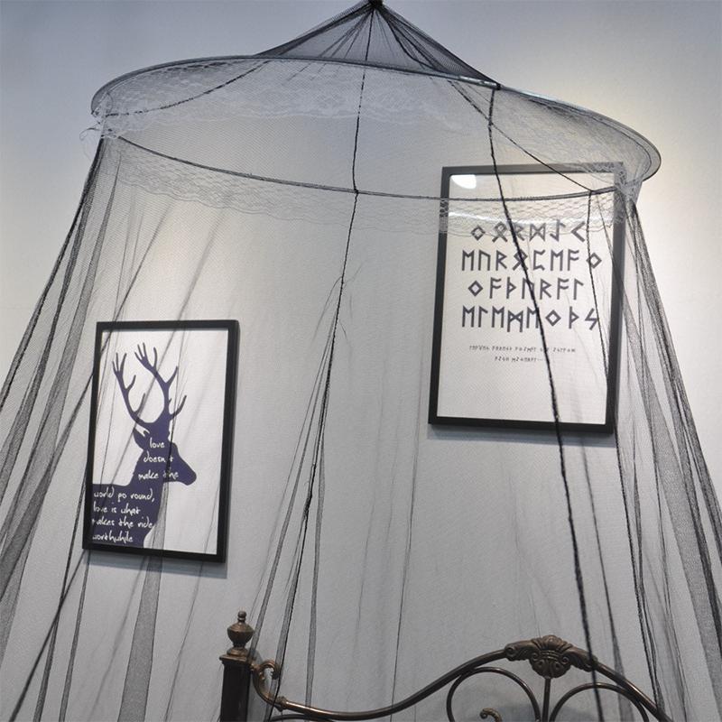 Sexy Mosquito Net Four Door King/Queen Double Size Single Bed Prevent Insect Outdoor Square Grace White Canopy Net Bug Net