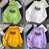 Hoodie Sweatshirt For Women With Print Pattern And Vneck In Casual Style