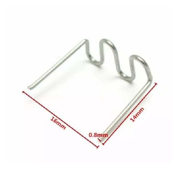 500 Pcs Standard Pre-Cut 0.8mm Wave Hot Staple For Plastic Stapler Repair Welder