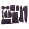 1 Set Interior Door Gate Slot Cup Mat Pad LHD Fit for MG MG4 EV -