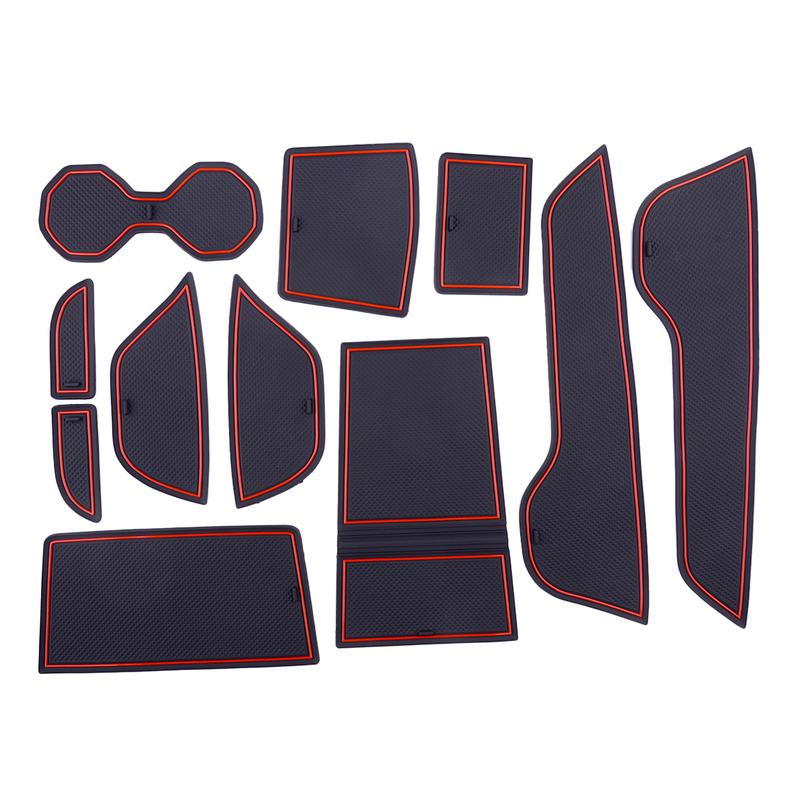 

1 Set Interior Door Gate Slot Cup Mat Pad LHD Fit for MG MG4 EV -
