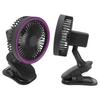 Fan with Clamp Quiet 360 Degree Rotation Rechargeable USB Portable Fan for Desk Bedside