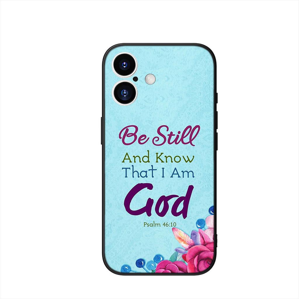 Bible Verse Faith Christian Jehovah God Phone Case for Apple iPhone 16 15 14 Plus 13 12 Mini 17 Pro Max + 16E Air 16+ ProMax