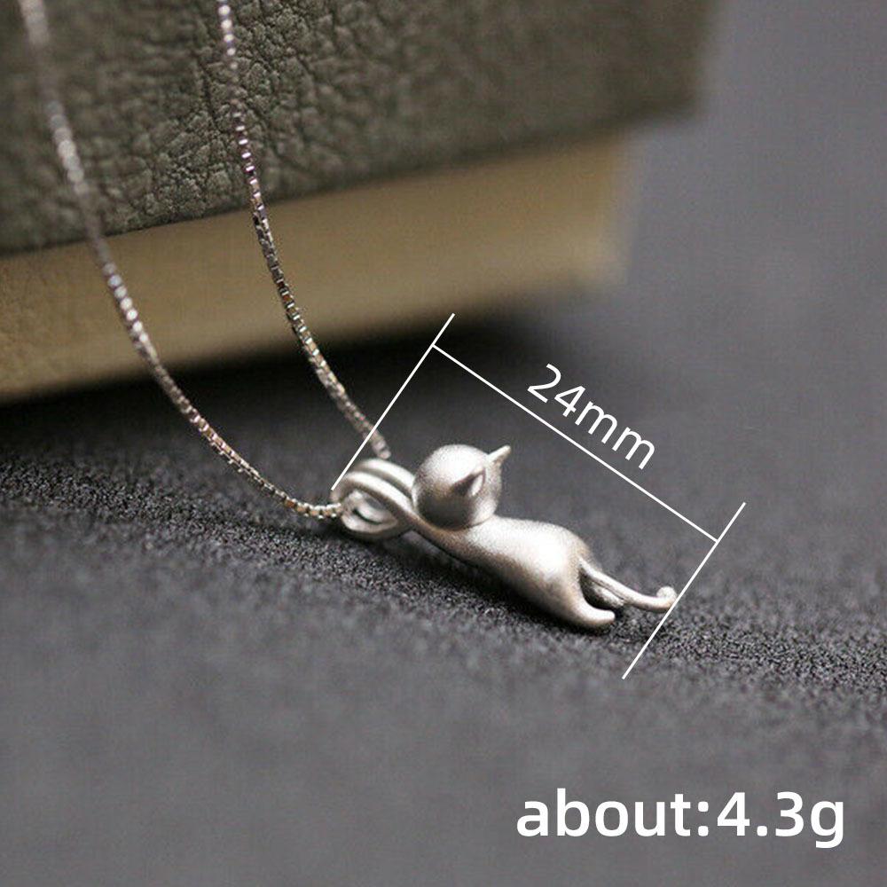Popular Necklaces, Cute Kitten Pendants, Short Collarbone Chains For Women, Personalized Spring And Summer Accessories