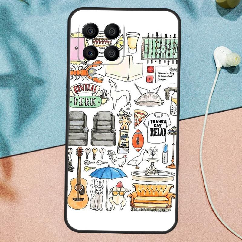 FRIENDS TV SHOW ICONIC For Samsung Galaxy M13 M23 M33 M53 M51 M21 M31s M30s M20 M14 M34 M54 M12 M32 M52 Case Funda