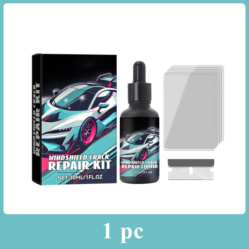 Magic DIY Glass Cure Kit – Mender+Windscreen Windscreen Scratch Mender Kit 30ml Nano Repair Fluid Car Glass Crack Fix 1PCS