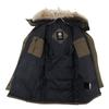 Canada Goose Krajowy regularny 3802L SHELBURNE PARKA Kurtka puchowa Shelburne Parka z futrem Kurtka XS khakiUżywana