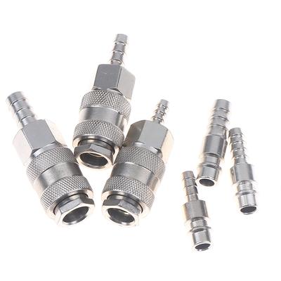 1 Set Pneumatic Quick Connect Coupler 8mm European Style SH PH Type, For Air Compressor Hose And Tools_