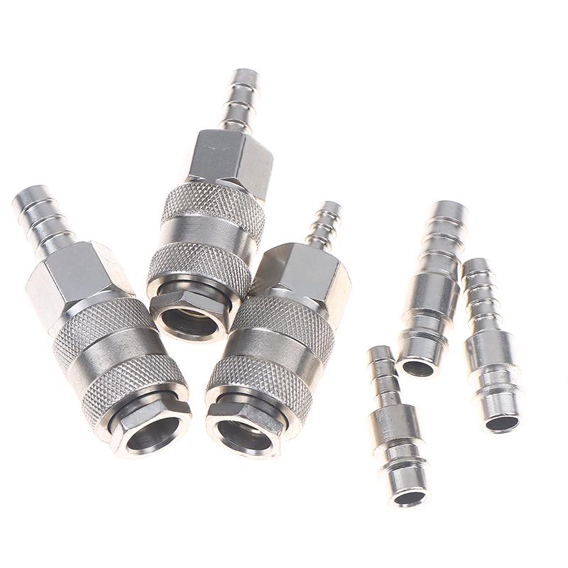 1 Set Pneumatischer Schnellkupplungsstecker 8 mm Europäischer Stil Sh Ph Typ, Für Kompressorschlauch und Werkzeuge