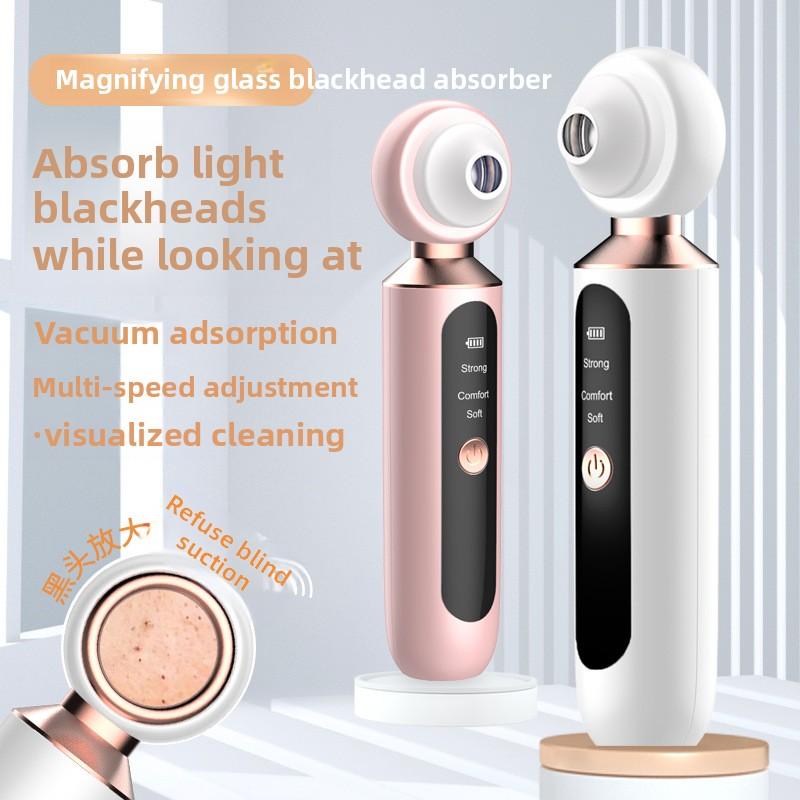 Zhuangmei Blackhead Suction Electric Pore Collector Acne Cleaning Aspirator Small Bubble Shovel Cleansing Beauty Instrument Deep Cleansing