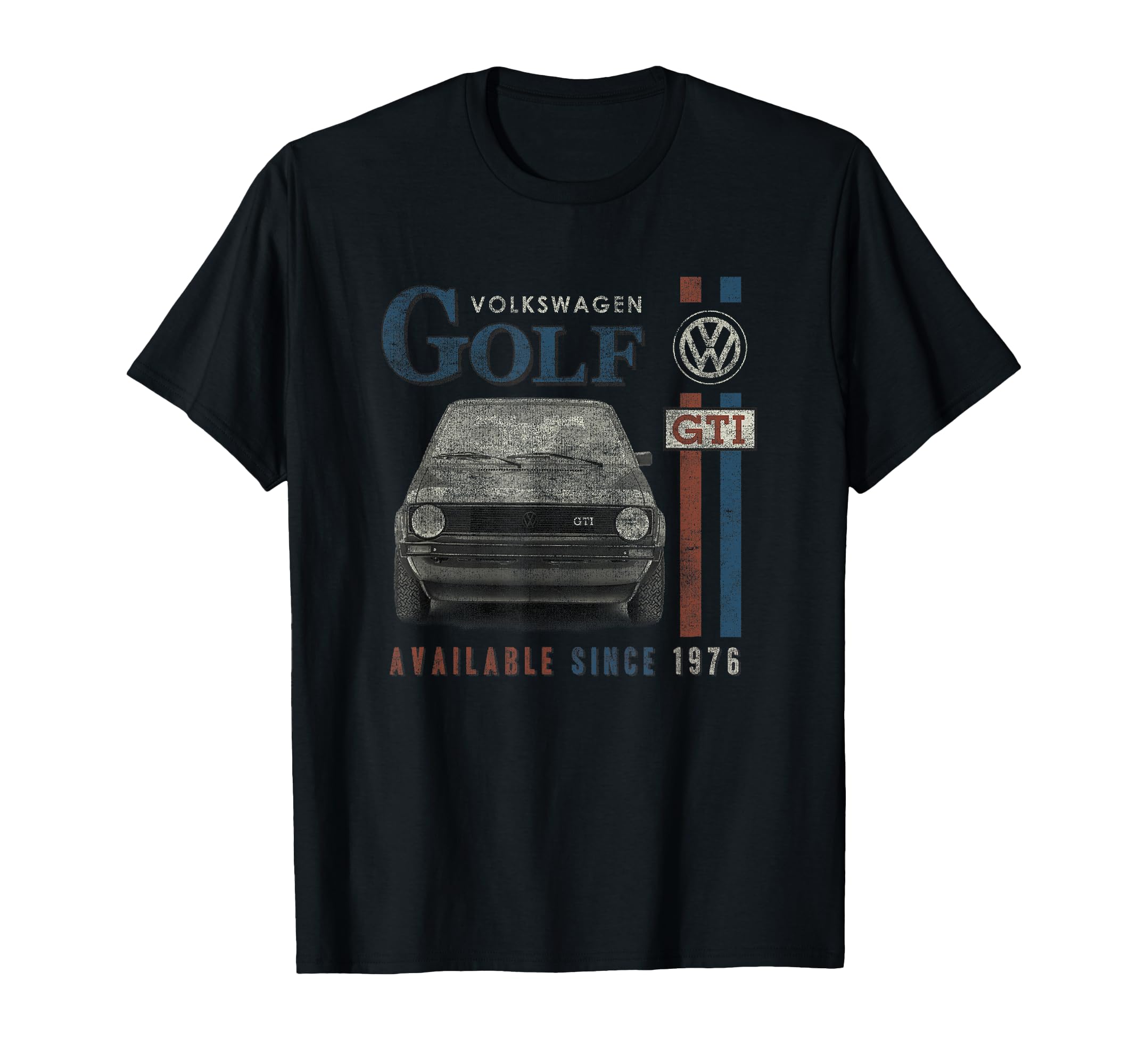 Футболка Volkswagen Golf GTI Racing с эффектом потертости