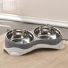 Anti-spill Stainless Steel Pet Bowl Non-Skid Pet Feeding Bowl Cat Water Bowl  For Dogs and Cats