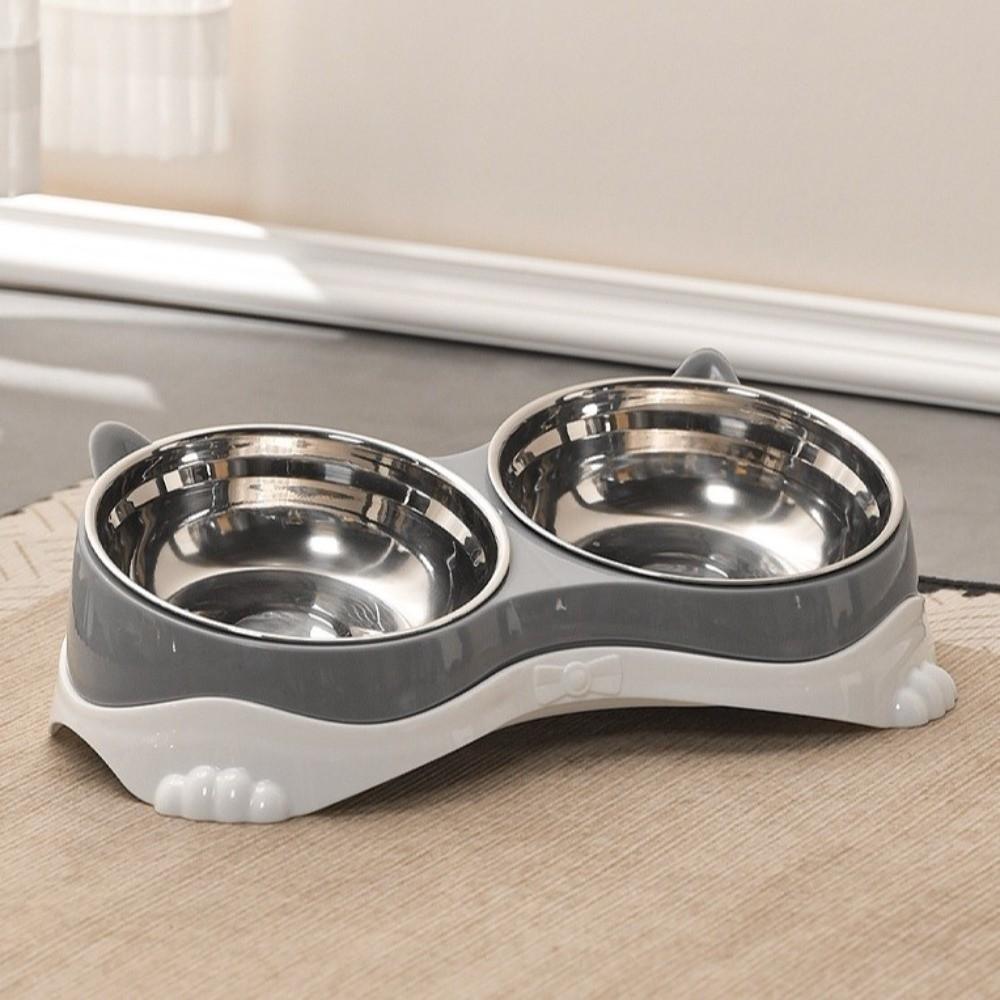 Anti-spill Stainless Steel Pet Bowl Non-Skid Pet Feeding Bowl Cat Water Bowl For Dogs and Cats