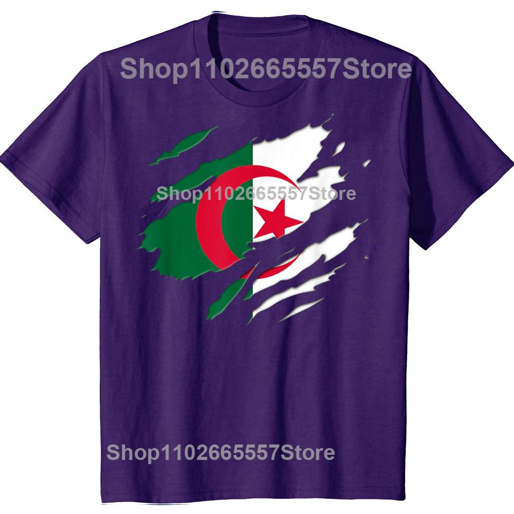 New Men Proud Algeria Algerian Flag T Shirt Oversize Printed Casual Tee shirt Casual Short Sleeve Vintage Couples T-Shirt