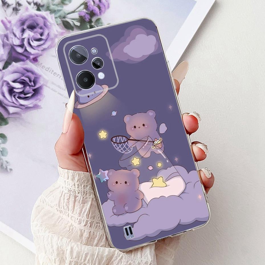 Cute Painting Phone Case For Realme C31 C33 Soft Silicone TPU Back Cover For Realme C31 C33 2023 Cases Bumpers