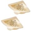 Triangular Magnetic Suction Drainage Filter Basket Corner Sink Strainer Twist Open Bottom Efficient Vegetable Draining