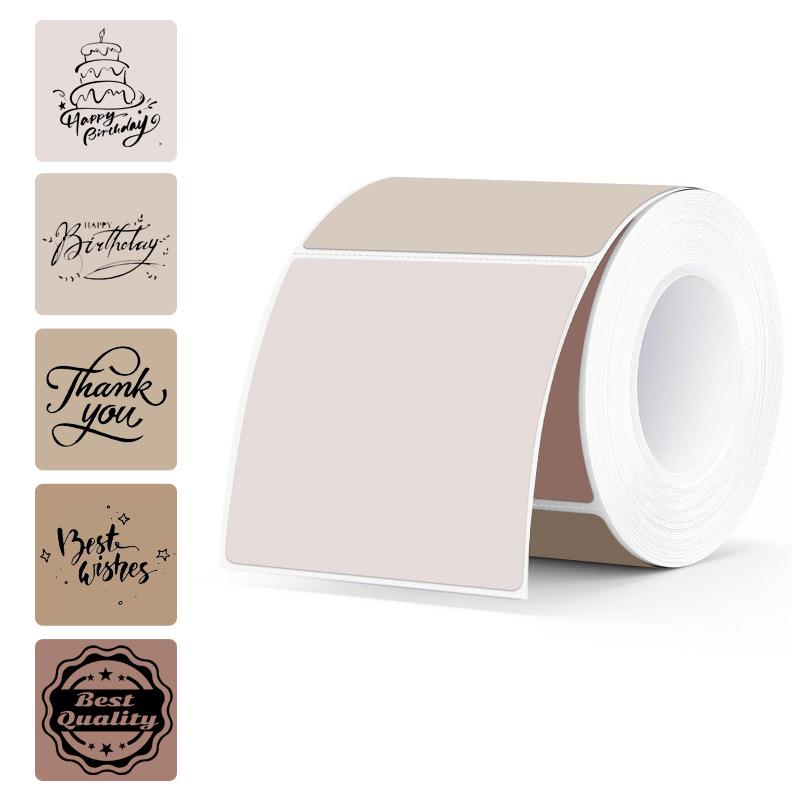 Gradient Laser Thermal Label Paper for Phomemo M220/M221/M120 - 50mm Round