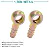 ACROPIX 2pcs Banjo Fitting Fuel Line Adapter for Motorcycles Universal 8mm Inner Diameter Hose Barb 12mm