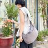 Open Run Women S Nylon adjuStable Strap Big croSSbody Bag Half Moon